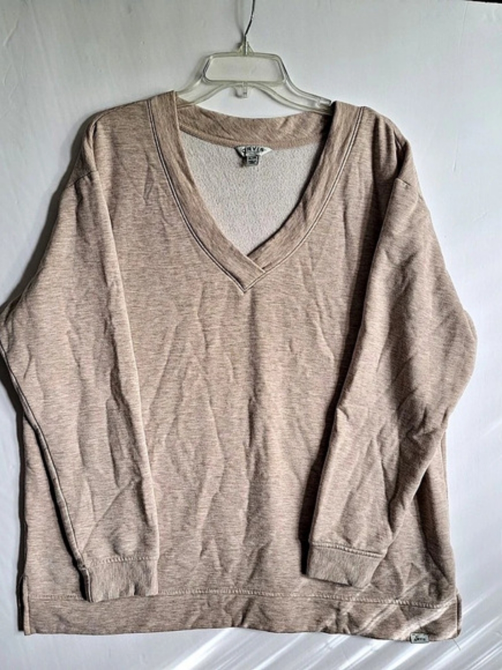 Orvis Women's V-Neck Dropped Shoulders Sweatshirt